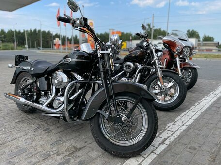 2004 Harley-Davidson Springer Softail, зелёный, 1500000 рублей, вид 5