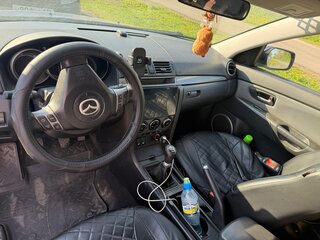 2007 Mazda 3 I (BK) Рестайлинг, синий, 450000 рублей, вид 4