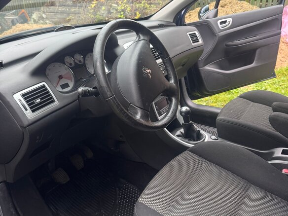 2007 Peugeot 307 I Рестайлинг, синий, 350000 рублей - вид 9