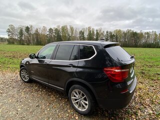2012 BMW X3 20i xDrive II (F25), чёрный, 1500000 рублей, вид 3