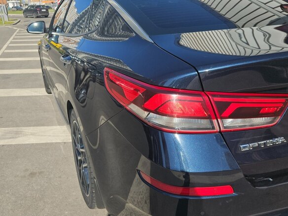 2019 Kia Optima IV Рестайлинг, синий, 2500000 рублей - вид 13