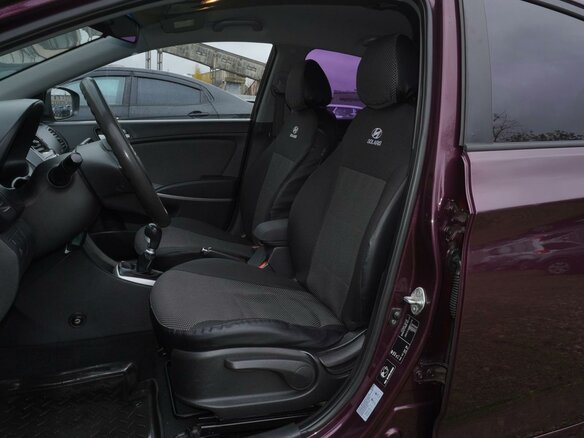 2011 Hyundai Solaris I, фиолетовый, 699000 рублей - вид 9