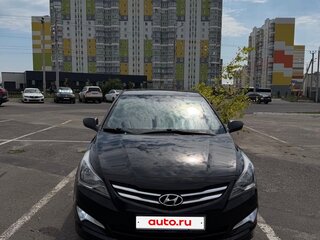 2015 Hyundai Solaris I Рестайлинг, чёрный, 1270000 рублей, вид 1