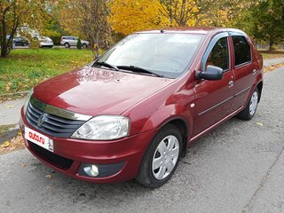 2012 Renault Logan I Рестайлинг, красный, 385000 рублей, вид 1