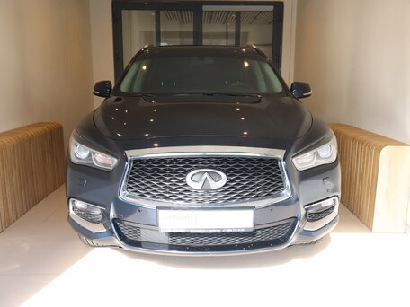 2017 Infiniti QX60 I Рестайлинг, синий, 2165000 рублей, вид 2
