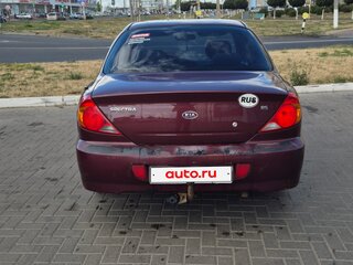 2008 Kia Spectra I Рестайлинг 2, красный, 385000 рублей, вид 4