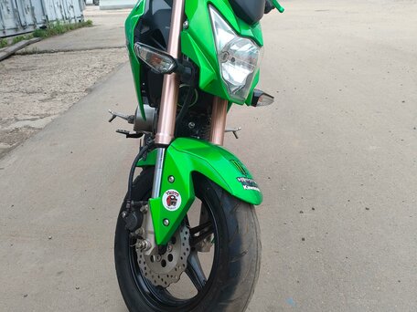 2016 Kawasaki Z 125, зелёный, 269000 рублей, вид 4