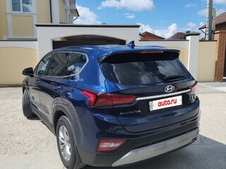 2019 Hyundai Santa Fe IV, синий, 2650000 рублей, вид 4