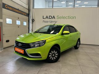2016 Lada (ВАЗ) Vesta I, зелёный, 650000 рублей, вид 1