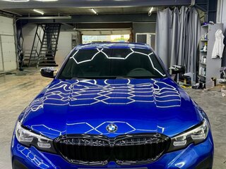 2019 BMW 3 серии 320d VII (G2x), синий, 3300000 рублей, вид 3