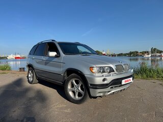 2001 BMW X5 3.0i I (E53), серебристый, 800000 рублей, вид 3