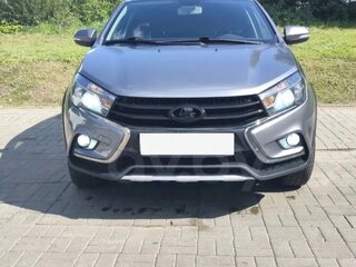 2018 Lada (ВАЗ) Vesta SW Cross I, серый, 990000 рублей, вид 2