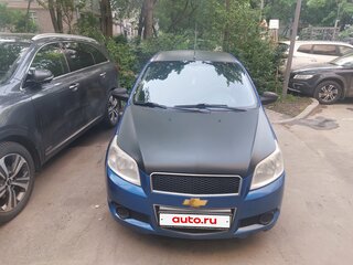 2009 Chevrolet Aveo I Рестайлинг, синий, 315000 рублей, вид 1