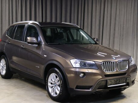 2013 BMW X3 28i xDrive II (F25), коричневый, 1449000 рублей, вид 3