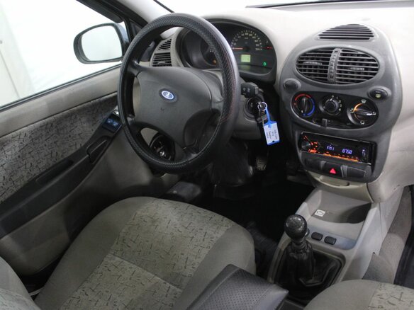 2007 Lada (ВАЗ) Kalina I, бежевый, 260000 рублей - вид 12