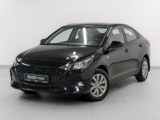 2021 Hyundai Solaris II Рестайлинг, чёрный, 1475000 рублей, вид 1