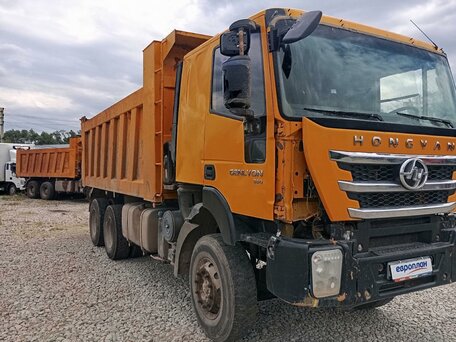 2022 IVECO-Hongyan 6x4 (CQ3346), жёлтый, 1129765 рублей, вид 2