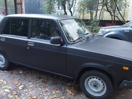 2005 Lada (ВАЗ) 2107, чёрный, 150000 рублей, вид 4