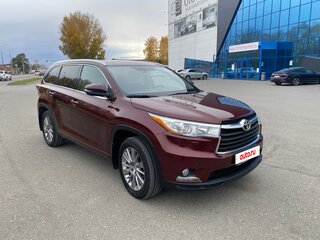 2014 Toyota Highlander III (XU50), красный, 3050000 рублей, вид 2