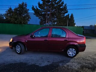 2008 Renault Logan I, красный, 320000 рублей, вид 2