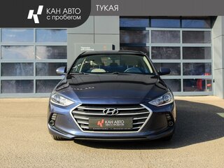2017 Hyundai Elantra VI (AD), синий, 1449000 рублей, вид 2