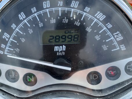 2006 Honda VTX 1300, оранжевый, 750000 рублей, вид 2
