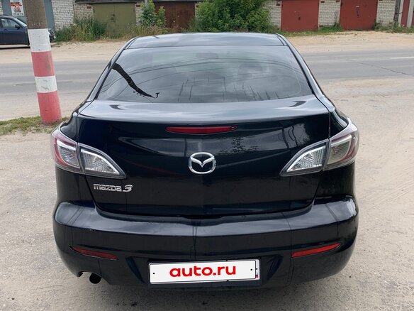 2012 Mazda 3 II (BL) Рестайлинг, чёрный, 700000 рублей - вид 2