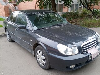 2007 Hyundai Sonata ТагАЗ IV (EF) Рестайлинг, чёрный, 560000 рублей, вид 3