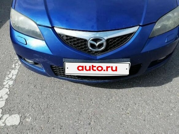 2006 Mazda 3 I (BK) Рестайлинг, синий, 430000 рублей