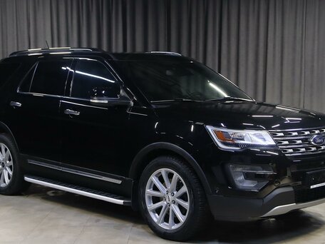 2018 Ford Explorer V Рестайлинг, чёрный, 2799000 рублей, вид 3
