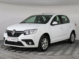 2019 Renault Logan II Рестайлинг, белый, 848000 рублей, вид 1