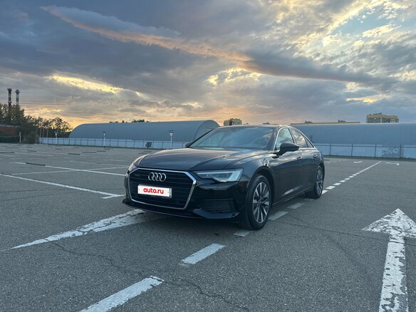 2021 Audi A6 45 TFSI V (C8), чёрный, 3870000 рублей - вид 6