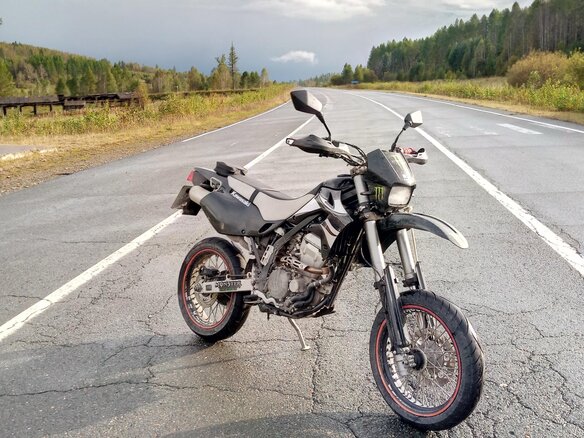 2006 Kawasaki D-tracker 250, чёрный, 299000 рублей - вид 1