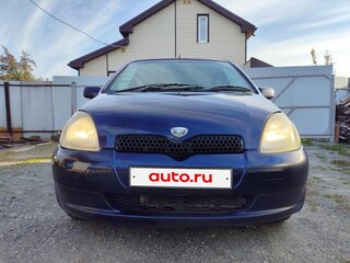 1999 Toyota Vitz I (P10), синий, 199000 рублей, вид 2