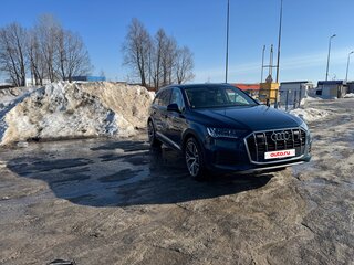 2020 Audi Q7 50 TDI II (4M) Рестайлинг, синий, 6449000 рублей, вид 4