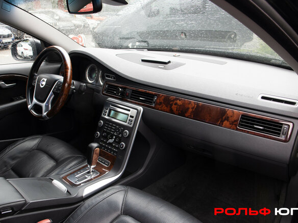 2010 Volvo S80 II Рестайлинг, чёрный - вид 6