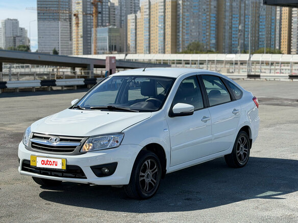 2015 Lada (ВАЗ) Granta I, белый - вид 3