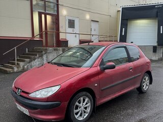 2009 Peugeot 206, красный, 169000 рублей, вид 4