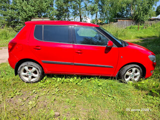 2012 Skoda Fabia II Рестайлинг, красный, 680000 рублей, вид 1