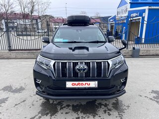 2019 Toyota Land Cruiser Prado 150 Series Рестайлинг 2, чёрный, 4350000 рублей, вид 2