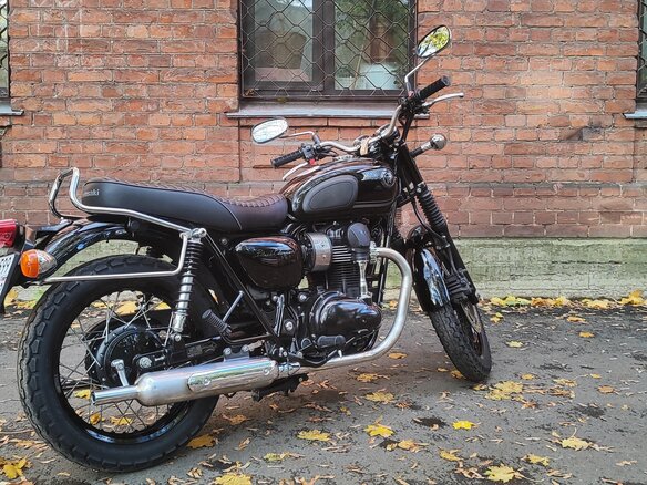 2015 Kawasaki W 800, чёрный, 600000 рублей - вид 5