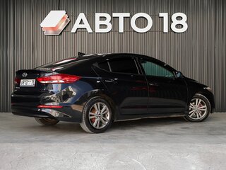 2016 Hyundai Elantra VI (AD), чёрный, 1239000 рублей, вид 3