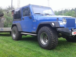 1997 Jeep Wrangler II (TJ), синий, 1490000 рублей, вид 5