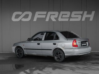2007 Hyundai Accent ТагАЗ II, серебристый, 399000 рублей, вид 2