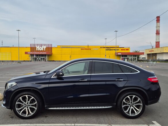 2018 Mercedes-Benz GLE Coupe 350 d I (C292), синий, 4500000 рублей - вид 4