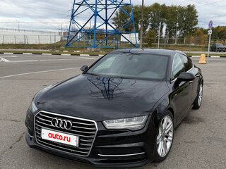 2015 Audi A7 I (4G) Рестайлинг, чёрный, 2090000 рублей, вид 2