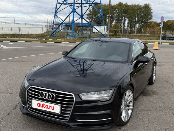 2015 Audi A7 I (4G) Рестайлинг, чёрный, 1999900 рублей - вид 1