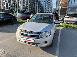 2013 Lada (ВАЗ) Granta I, серебристый, 400000 рублей, вид 1