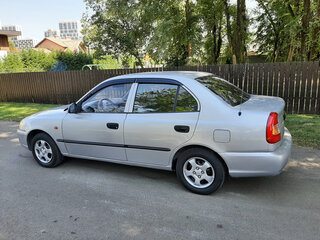 2005 Hyundai Accent ТагАЗ II, серебристый, 388000 рублей, вид 4