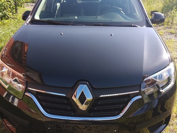 2021 Renault Logan II Рестайлинг, чёрный, 1000000 рублей